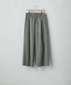 【ssstein】W/CA BEAVER EXTRA WIDE TROUSERS - GREY