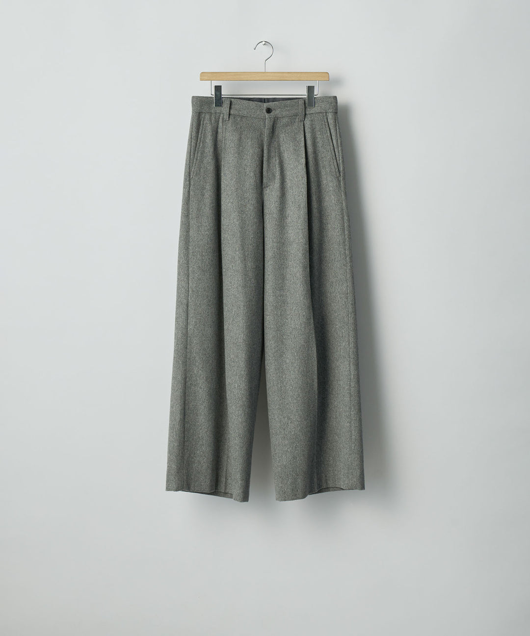 ssstein(シュタイン)のW/CA BEAVER EXTRA WIDE TROUSERS - GREYの公式通販サイトsession福岡セレクトショップ