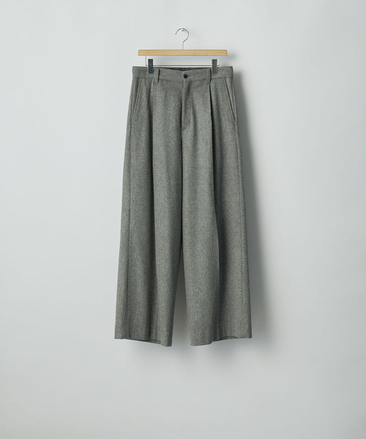ssstein(シュタイン)のW/CA BEAVER EXTRA WIDE TROUSERS - GREYの公式通販サイトsession福岡セレクトショップ