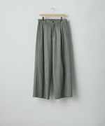 画像をギャラリービューアに読み込む, ssstein(シュタイン)のW/CA BEAVER EXTRA WIDE TROUSERS - GREYの公式通販サイトsession福岡セレクトショップ
