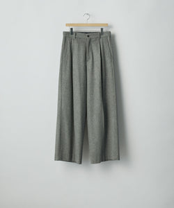 ssstein / シュタイン】W/CA BEAVER EXTRA WIDE TROUSERS - GREY