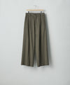 【ssstein】WOOL DOESKIN EXTRA WIDE TROUSERS - TAUPE