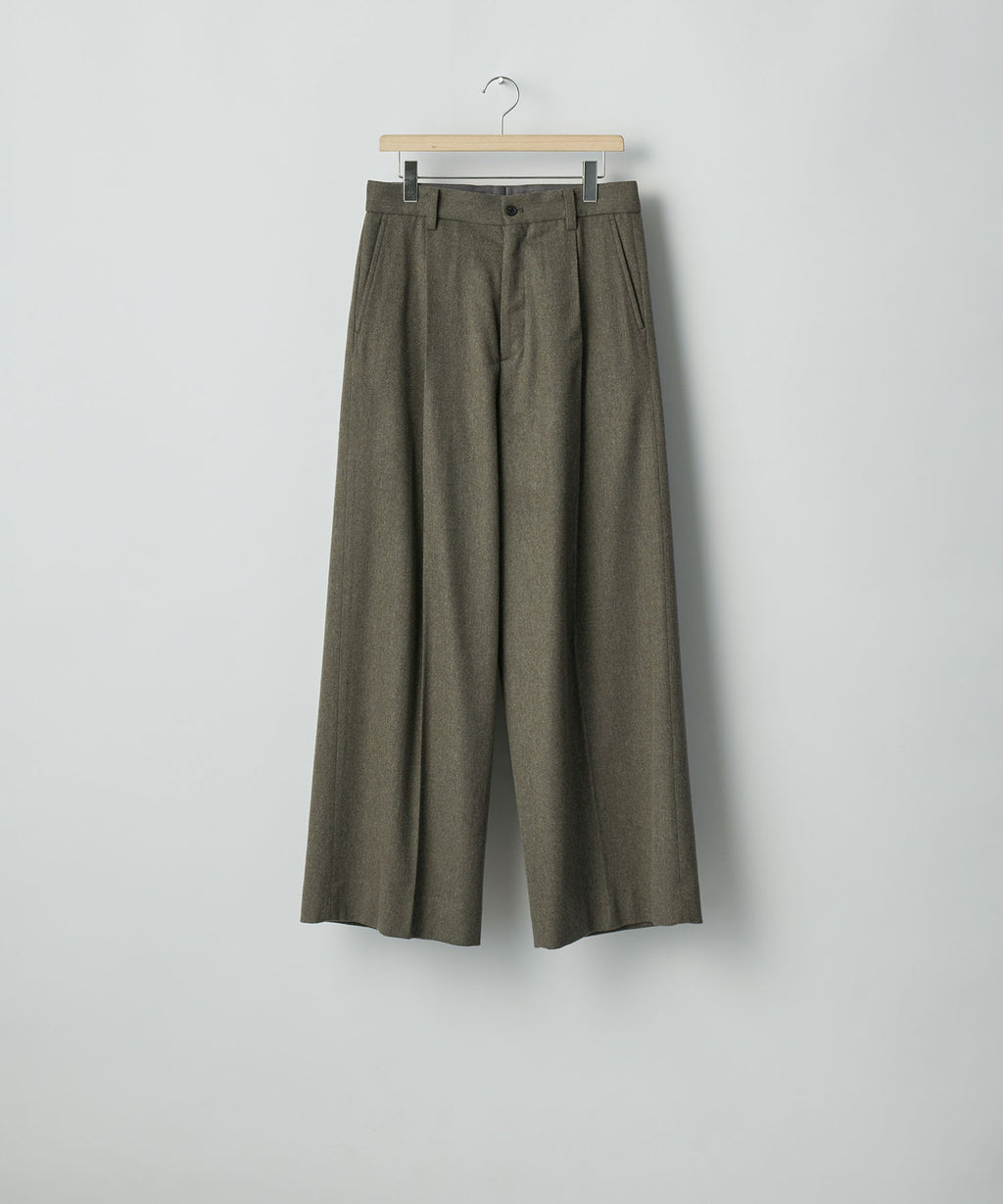 ssstein(シュタイン)のWOOL DOESKIN EXTRA WIDE TROUSERS - TAUPEの公式通販サイトsession福岡セレクトショップ