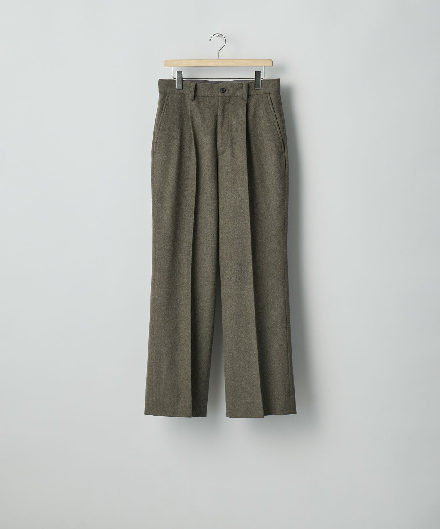 ssstein(シュタイン)のWOOL DOESKIN FLARE TROUSERS - TAUPEの公式通販サイトsession福岡セレクトショップ