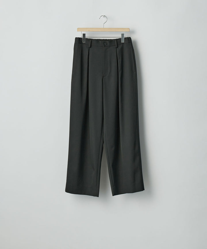 ssstein(シュタイン)のEASY WIDE TROUSERS (2/90 WOOL GABARDINE) - BLACKの公式通販サイトsession福岡セレクトショップ