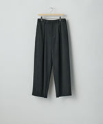 画像をギャラリービューアに読み込む, ssstein(シュタイン)のW/CA BEAVER EASY WIDE TROUSERS - BLACKの公式通販サイトsession福岡セレクトショップ
