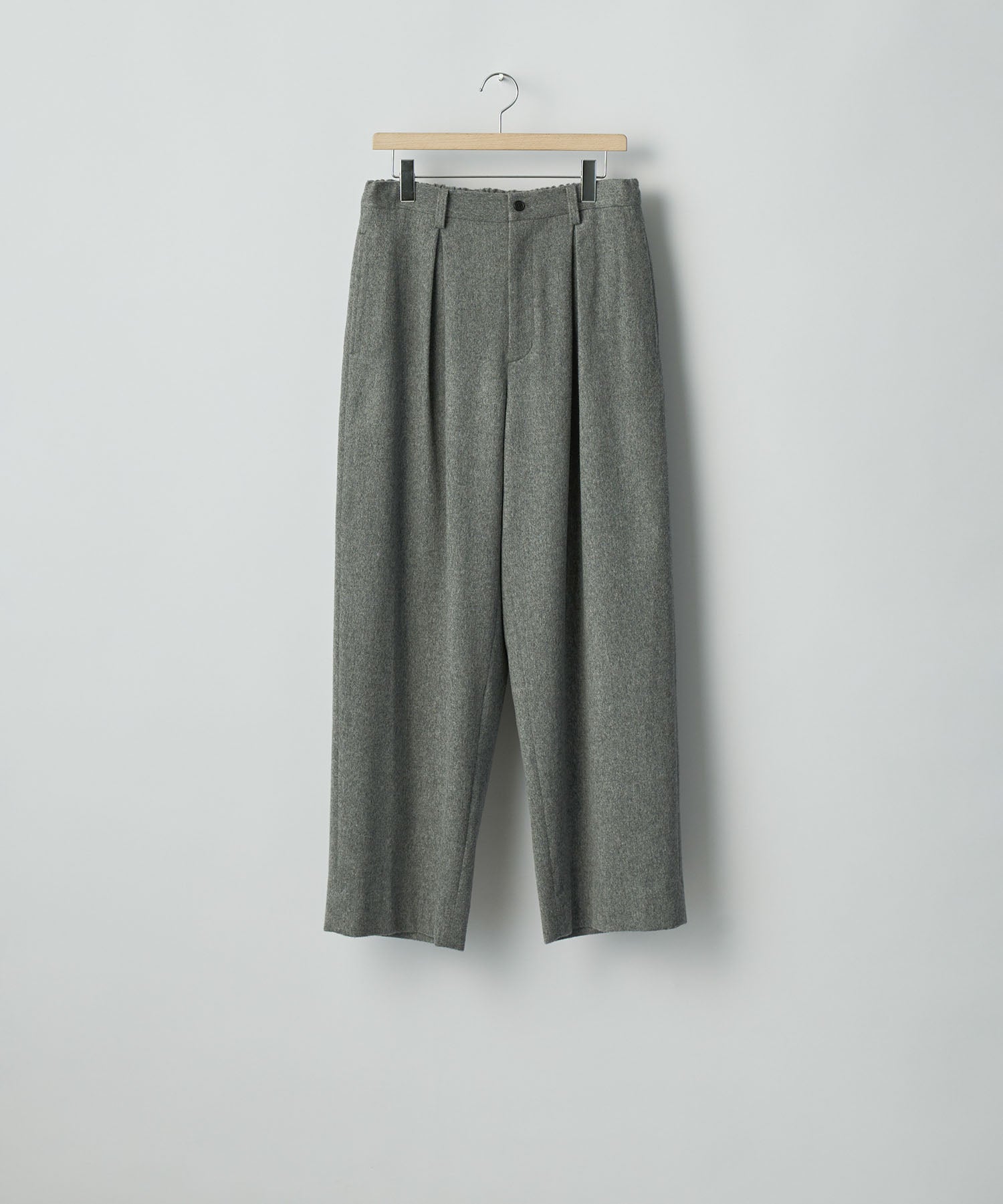 美品 ssstein BEAVER EASY WIDE TROUSERS ssstein / シュタイン】W/CA BEAVER EASY WIDE TROUSERS - GREY | 公式