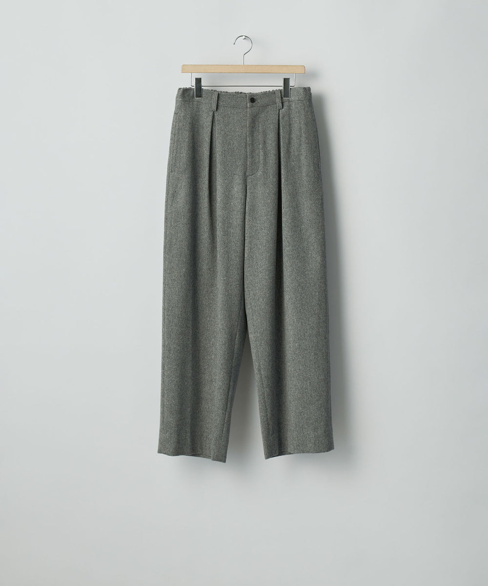 ssstein(シュタイン)のW/CA BEAVER EASY WIDE TROUSERS - GREYの公式通販サイトsession福岡セレクトショップ
