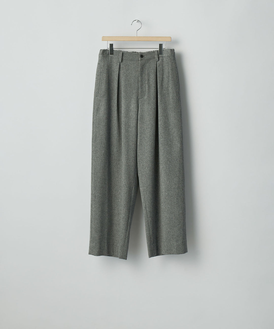 ssstein(シュタイン)のW/CA BEAVER EASY WIDE TROUSERS - GREYの公式通販サイトsession福岡セレクトショップ