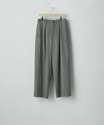 画像をギャラリービューアに読み込む, ssstein(シュタイン)のW/CA BEAVER EASY WIDE TROUSERS - GREYの公式通販サイトsession福岡セレクトショップ
