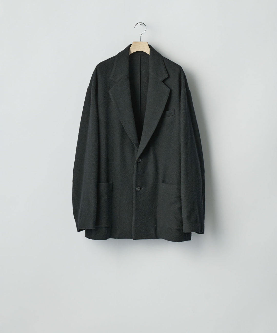 ssstein(シュタイン)のWOOL/CASHMERE FLEECE SINGLE BREASTED JACKET - BLACKの公式通販サイトsession福岡セレクトショップ