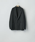 画像をギャラリービューアに読み込む, ssstein(シュタイン)のWOOL/CASHMERE FLEECE SINGLE BREASTED JACKET - BLACKの公式通販サイトsession福岡セレクトショップ
