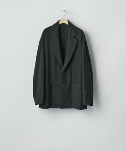ssstein / シュタイン】WOOL/CASHMERE FLEECE SINGLE BREASTED JACKET