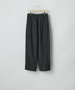 画像をギャラリービューアに読み込む, ssstein(シュタイン)のWOOL/CASHMERE FLEECE EASY TWIST TROUSERS - BLACKの公式通販サイトsession福岡セレクトショップ
