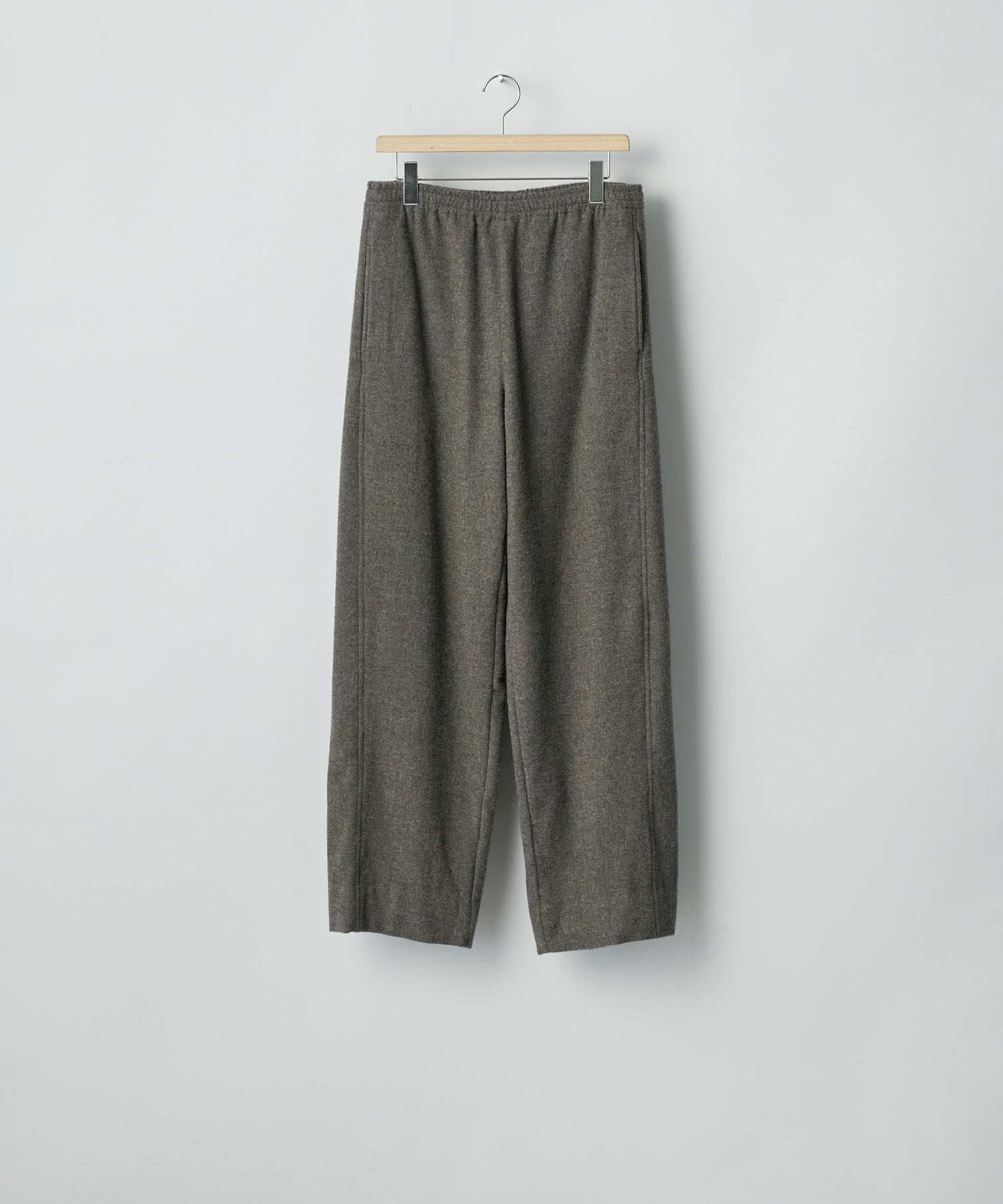 ssstein(シュタイン)のWOOL/CASHMERE FLEECE EASY TWIST TROUSERS - GREY BROWNの公式通販サイトsession福岡セレクトショップ