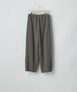画像をギャラリービューアに読み込む, ssstein(シュタイン)のWOOL/CASHMERE FLEECE EASY TWIST TROUSERS - GREY BROWNの公式通販サイトsession福岡セレクトショップ
