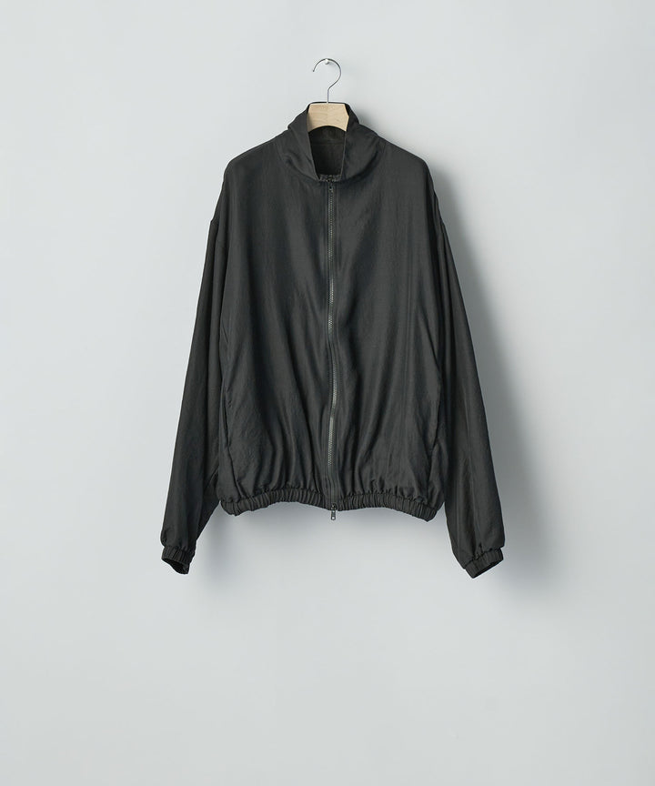 ssstein(シュタイン)のWOOL/SILK SHIRRED LIGHT ZIP JACKET - BLACKの公式通販サイトsession福岡セレクトショップ