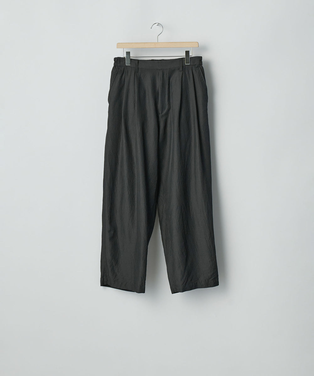 ssstein(シュタイン)のWOOL/SILK WIDE EASY TROUSERS - BLACKの公式通販サイトsession福岡セレクトショップ