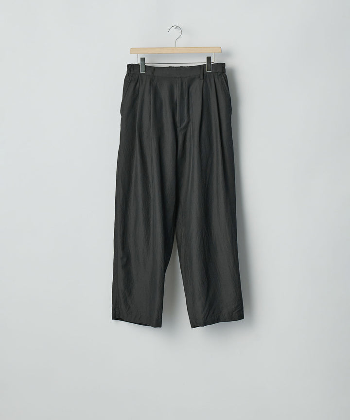 ssstein(シュタイン)のWOOL/SILK WIDE EASY TROUSERS - BLACKの公式通販サイトsession福岡セレクトショップ