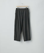 画像をギャラリービューアに読み込む, ssstein(シュタイン)のWOOL/SILK WIDE EASY TROUSERS - BLACKの公式通販サイトsession福岡セレクトショップ
