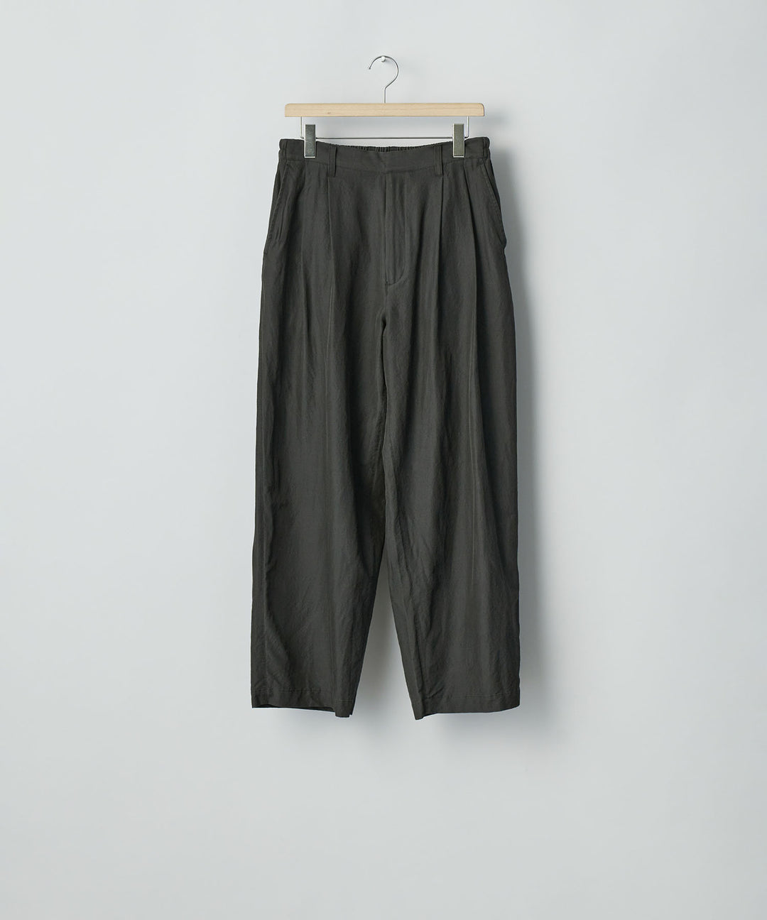 ssstein(シュタイン)のWOOL/SILK WIDE EASY TROUSERS - DARK CHARCOALの公式通販サイトsession福岡セレクトショップ