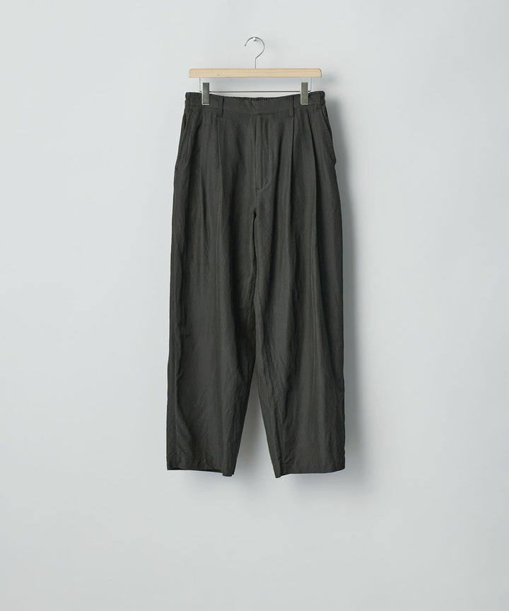 ssstein(シュタイン)のWOOL/SILK WIDE EASY TROUSERS - DARK CHARCOALの公式通販サイトsession福岡セレクトショップ