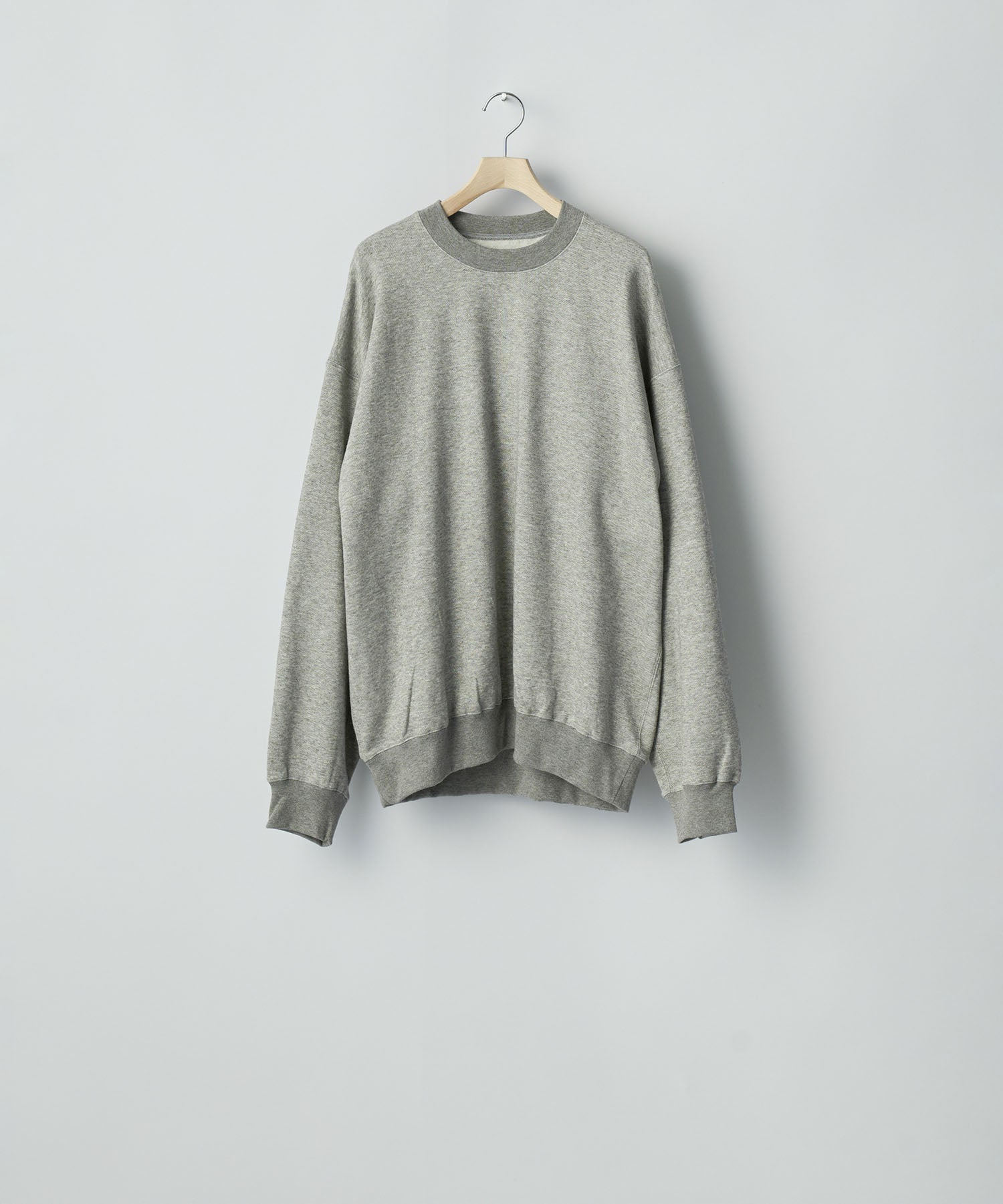 ssstein(シュタイン)のYAK/COTTON SWEAT LS - TOP GREYの公式通販サイトsession福岡セレクトショップ