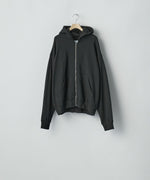 画像をギャラリービューアに読み込む, ssstein(シュタイン)のYAK/COTTON SWEAT ZIP HOODY - BLACKの公式通販サイトsession福岡セレクトショップ
