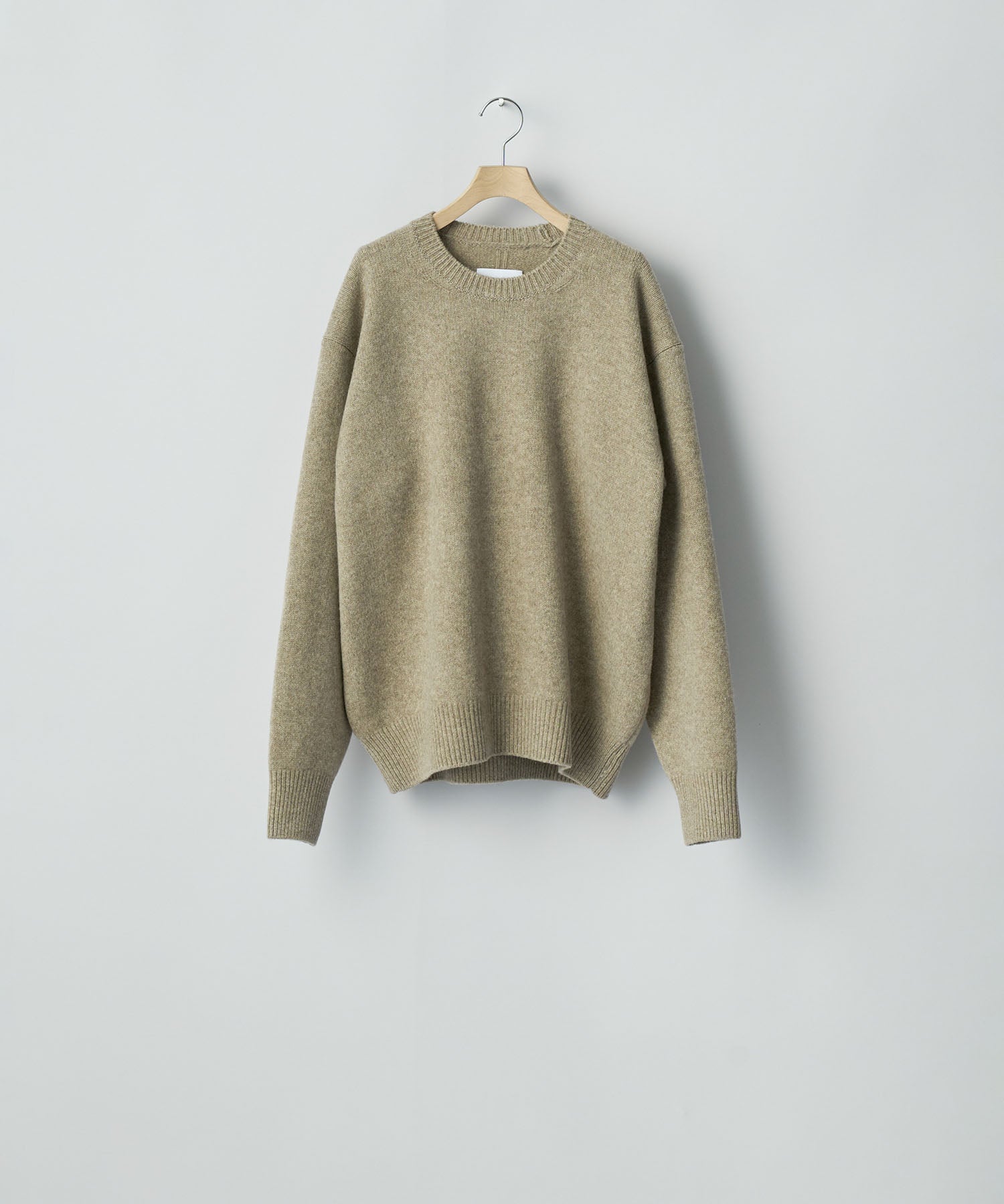 ssstein(シュタイン)のEXTRA FINE WOOL WARM KNIT CREW NECK LS - BEIGEの公式通販サイトsession福岡セレクトショップ