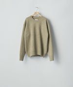 画像をギャラリービューアに読み込む, ssstein(シュタイン)のEXTRA FINE WOOL WARM KNIT CREW NECK LS - BEIGEの公式通販サイトsession福岡セレクトショップ
