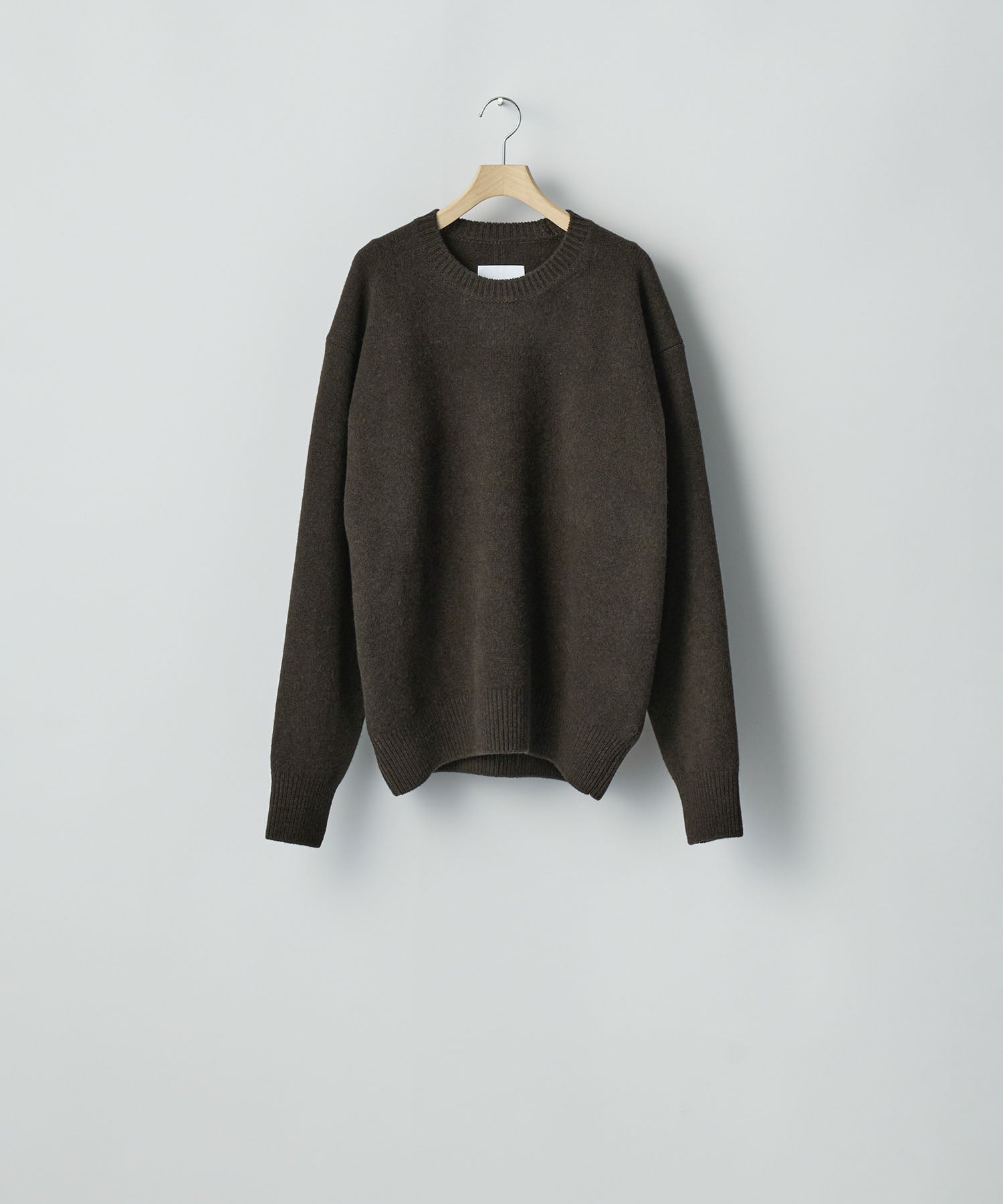 ssstein(シュタイン)のEXTRA FINE WOOL WARM KNIT CREW NECK LS - DARK BROWNの公式通販サイトsession福岡セレクトショップ