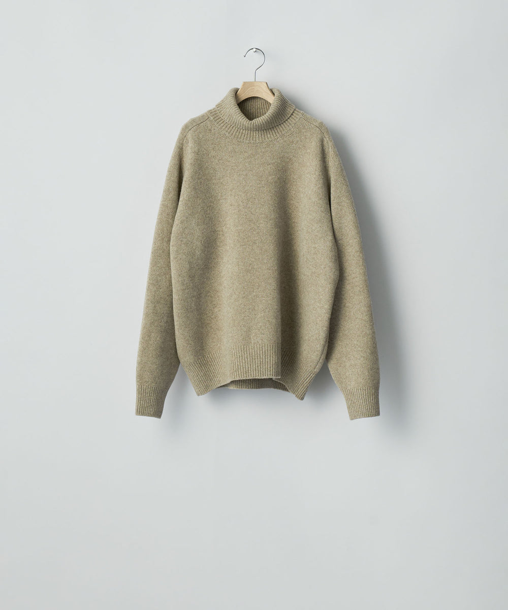 ssstein(シュタイン)のEXTRA FINE WOOL WARM KNIT TURTLE NECK LS - BEIGEの公式通販サイトsession福岡セレクトショップ