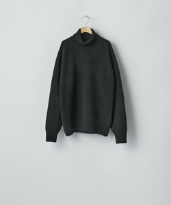 ssstein / シュタイン】EXTRA FINE WOOL WARM KNIT TURTLE NECK LS