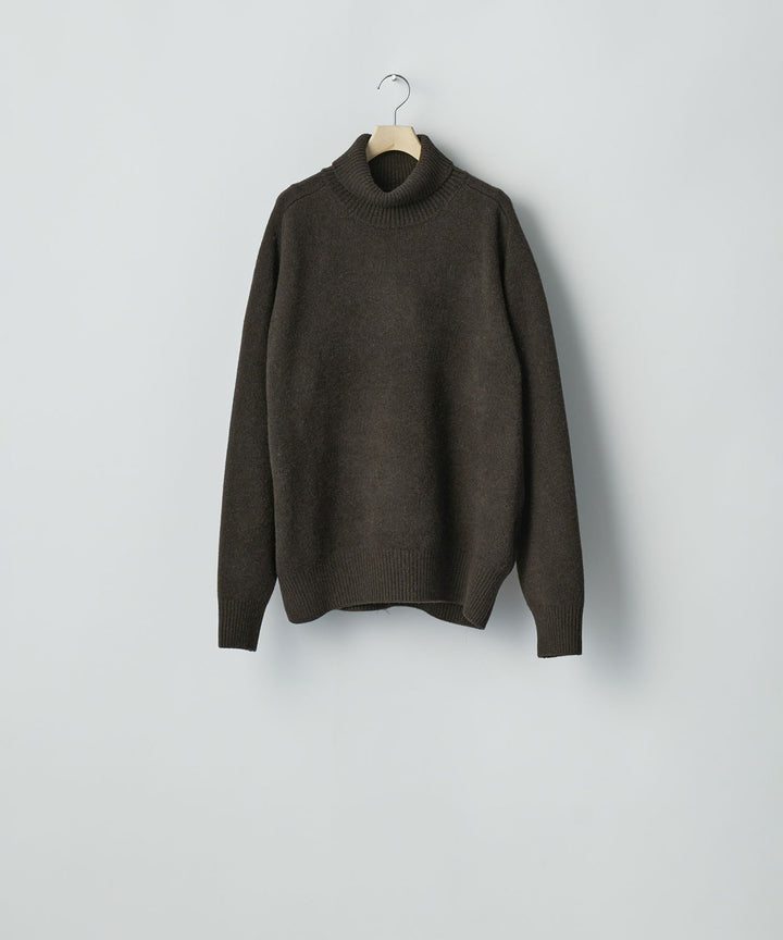 ssstein(シュタイン)のEXTRA FINE WOOL WARM KNIT TURTLE NECK LS - DARK BROWNの公式通販サイトsession福岡セレクトショップ