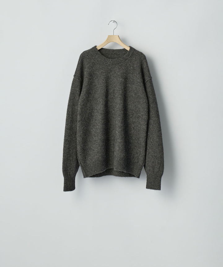 ssstein(シュタイン)のWOOL/ALPACA KNIT CREW NECK LS - CHARCOALの公式通販サイトsession福岡セレクトショップ