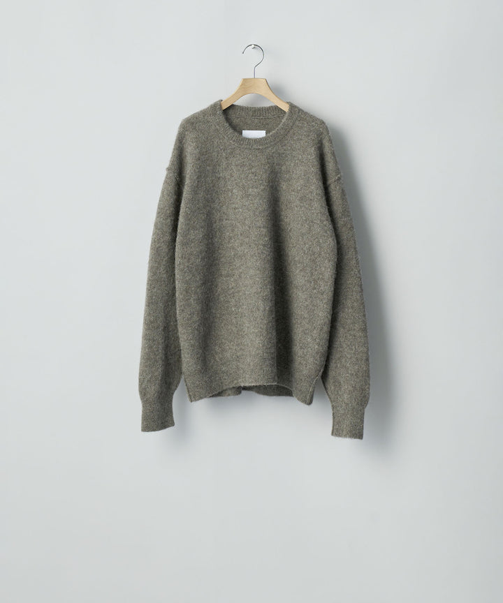 ssstein(シュタイン)のWOOL/ALPACA KNIT CREW NECK LS - GREIGEの公式通販サイトsession福岡セレクトショップ