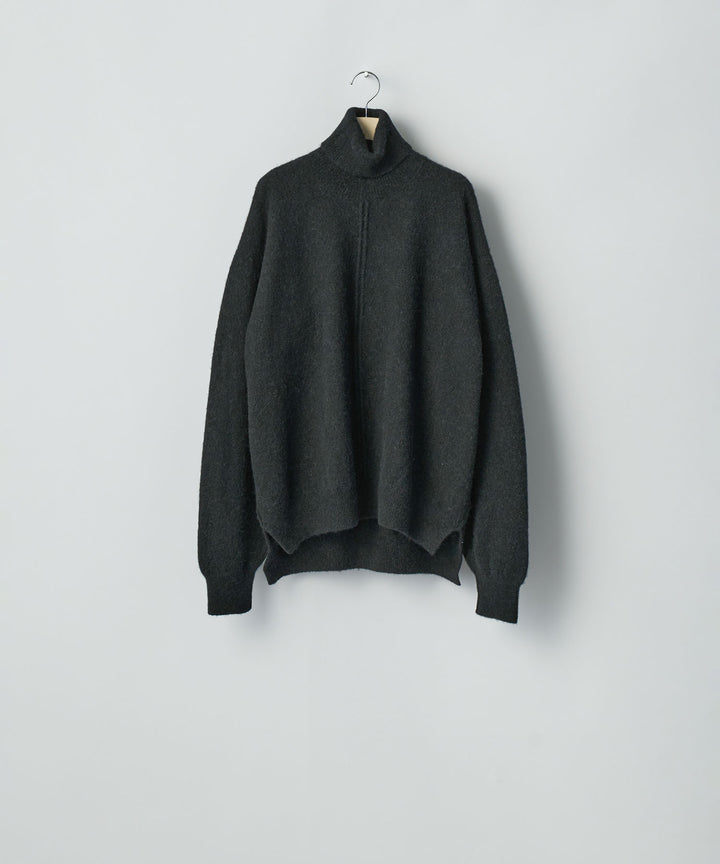 ssstein(シュタイン)のWOOL/ALPACA KNIT LOOSE TURTLE NECK PO - BLACKの公式通販サイトsession福岡セレクトショップ