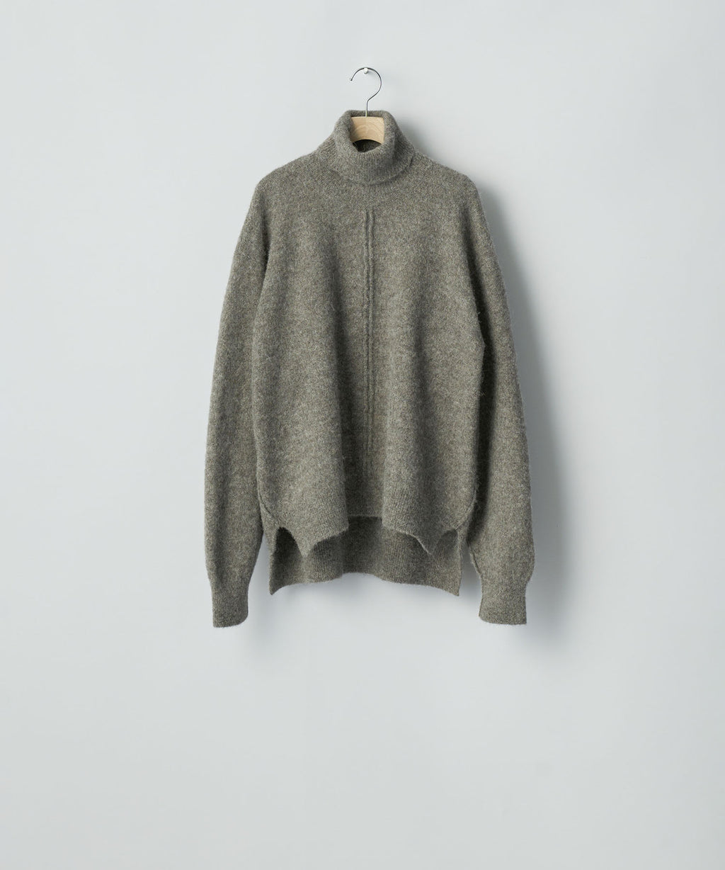 ssstein(シュタイン)のWOOL/ALPACA KNIT LOOSE TURTLE NECK PO - GREIGEの公式通販サイトsession福岡セレクトショップ