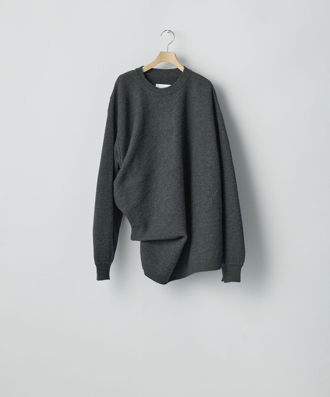 ssstein(シュタイン)のEXTRA FINE WOOL KNIT DEFORMED LS - CHARCOALの公式通販サイトsession福岡セレクトショップ