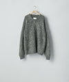 【ssstein】KID MOHAIR KNIT CREW NECK LS - GREY