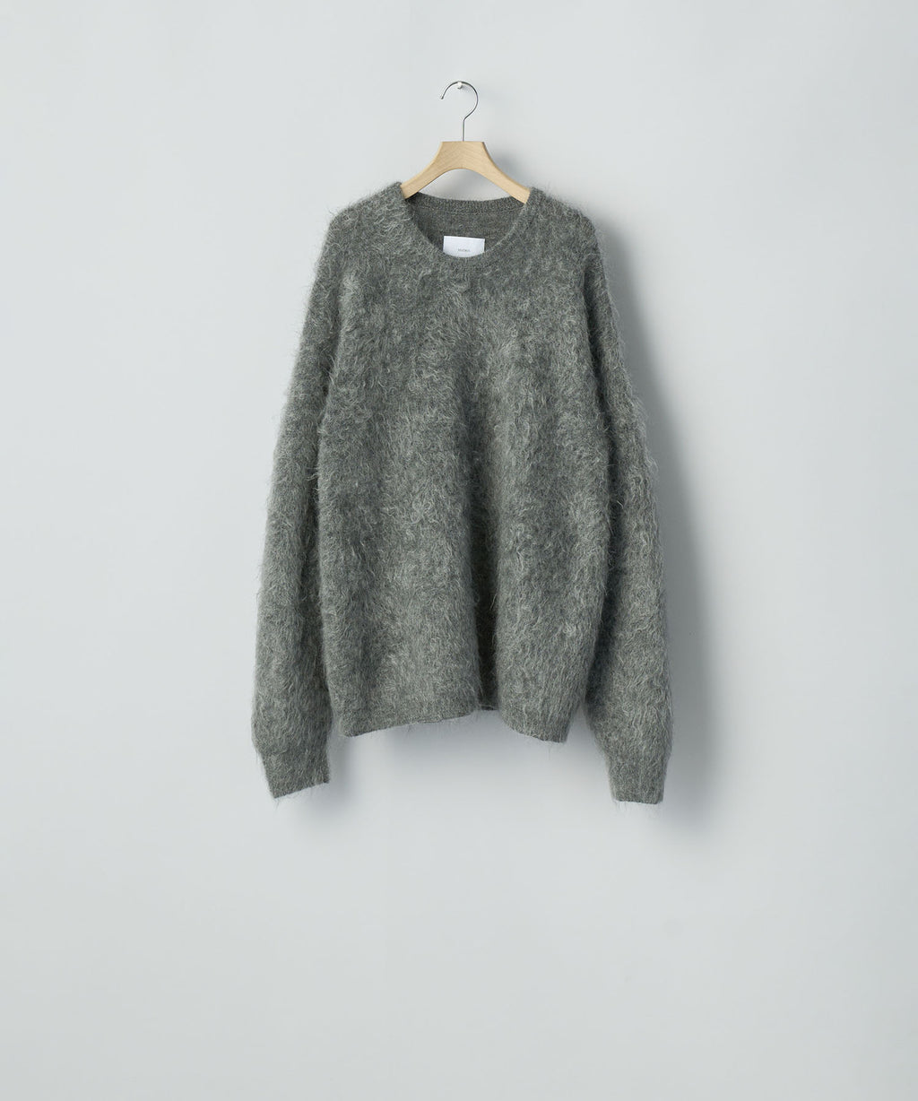ssstein(シュタイン)のKID MOHAIR KNIT CREW NECK LS - GREYの公式通販サイトsession福岡セレクトショップ