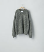 画像をギャラリービューアに読み込む, ssstein(シュタイン)のKID MOHAIR KNIT CREW NECK LS - GREYの公式通販サイトsession福岡セレクトショップ
