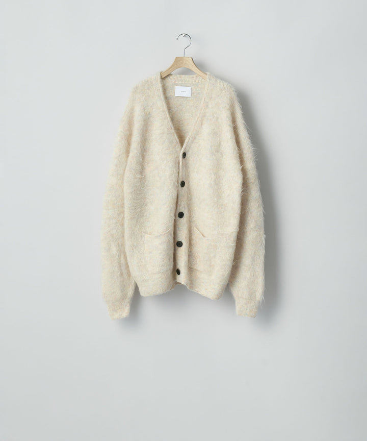 ssstein(シュタイン)のKID MOHAIR KNIT V NECK CARDIGAN - MIX WHITEの公式通販サイトsession福岡セレクトショップ