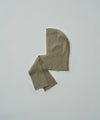 【ssstein】WOOL/ALPACA MILLED KNIT BALACLAVA - BEIGE