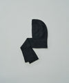【ssstein】WOOL/ALPACA MILLED KNIT BALACLAVA - BLACK