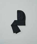画像をギャラリービューアに読み込む, ssstein(シュタイン)のWOOL/ALPACA MILLED KNIT BALACLAVA - BLACKの公式通販サイトsession福岡セレクトショップ
