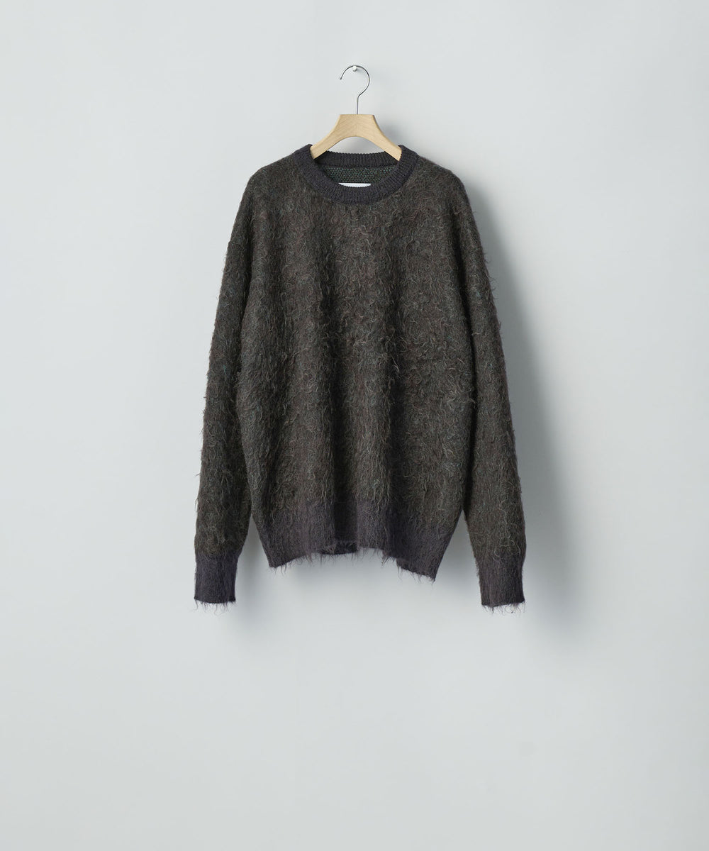 ssstein(シュタイン)のKID MOHAIR MIX JACQUARD KNIT LS - BROWN MIXの公式通販サイトsession福岡セレクトショップ