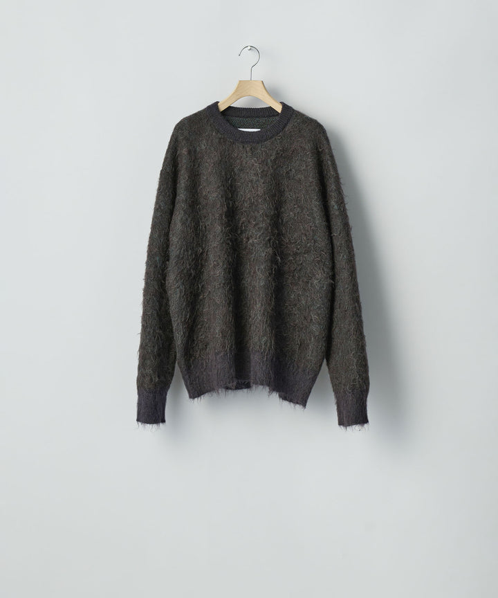 ssstein(シュタイン)のKID MOHAIR MIX JACQUARD KNIT LS - BROWN MIXの公式通販サイトsession福岡セレクトショップ