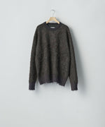 画像をギャラリービューアに読み込む, ssstein(シュタイン)のKID MOHAIR MIX JACQUARD KNIT LS - BROWN MIXの公式通販サイトsession福岡セレクトショップ

