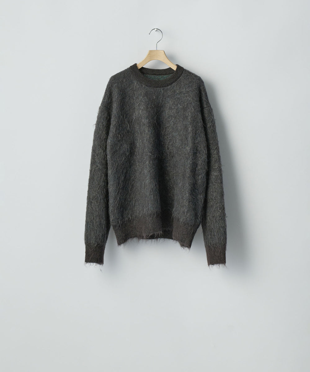 ssstein(シュタイン)のKID MOHAIR MIX JACQUARD KNIT LS - CHARCOAL MIXの公式通販サイトsession福岡セレクトショップ